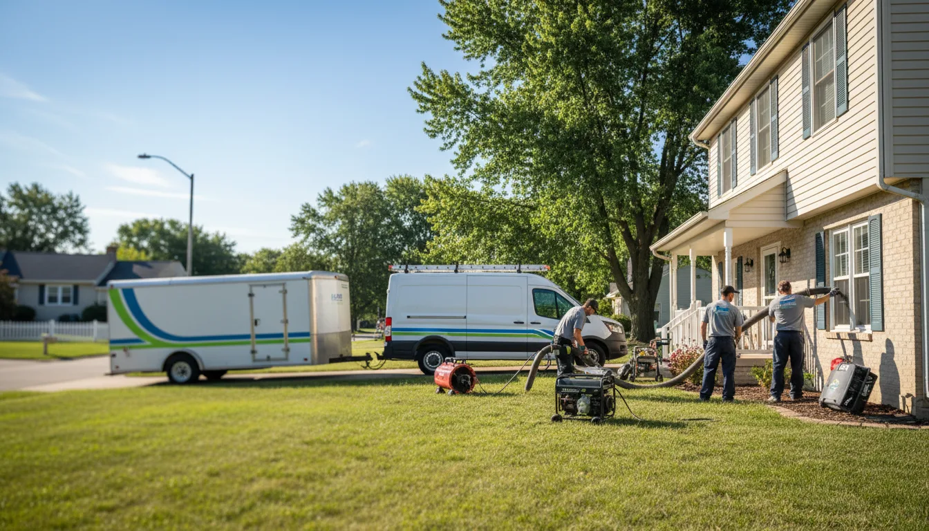 Flooded Basement Restoration And Cleanup With Repair in Kenney, IL near me